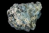 Stepped Blue Fluorite Crystal Cluster - China #138078-1